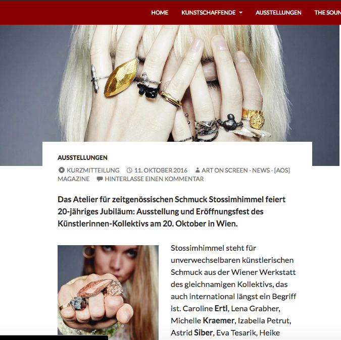 big rings by Izabella Petrut, Interview with Atelier Stossimhimmel, handmade in Austria